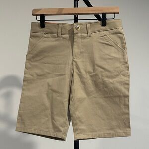 French Toast Men's Khaki Flat Front Shorts